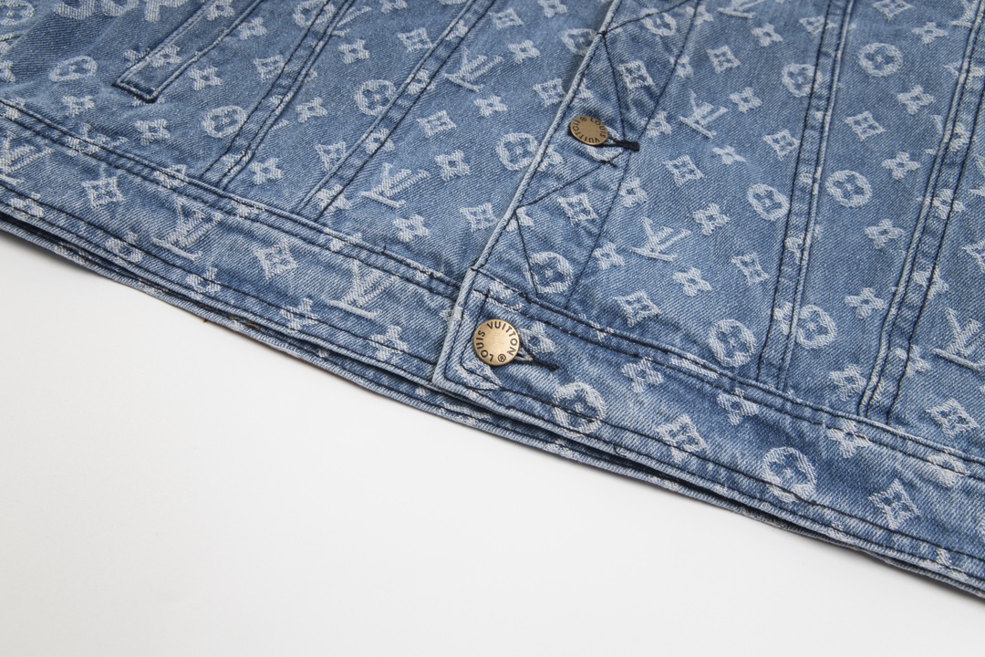 LV X Supreme Denim Jacket