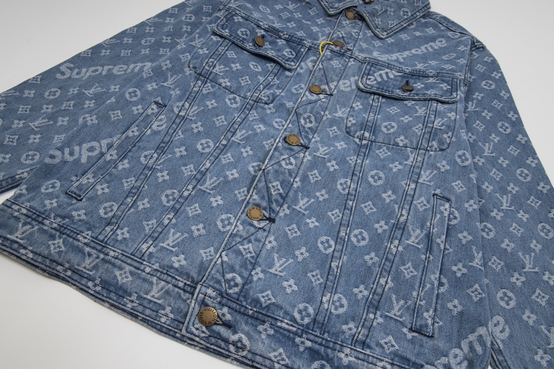 LV X Supreme Denim Jacket
