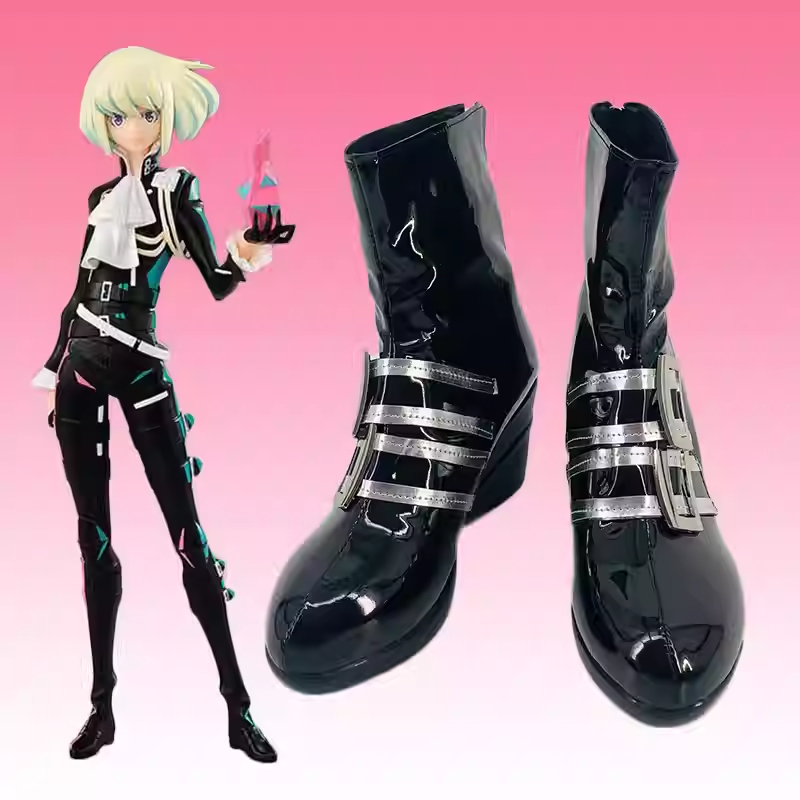 PROMARE LIO FOTIA Yellow Green Cosplay Shoes Boots