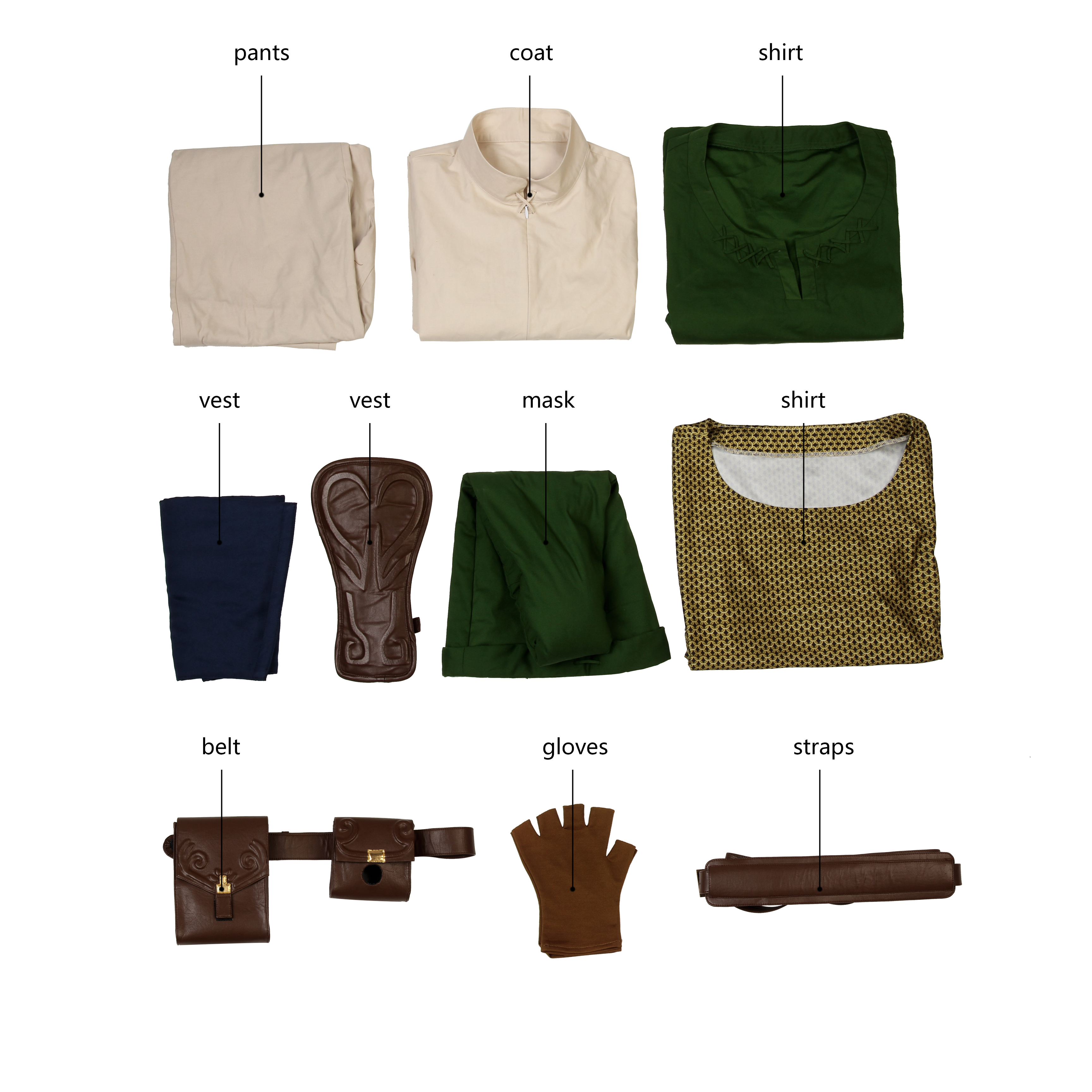 Game TheLegendof Zelda Twilight Princess Link Cosplay Costume Halloween Costume Sets 4114