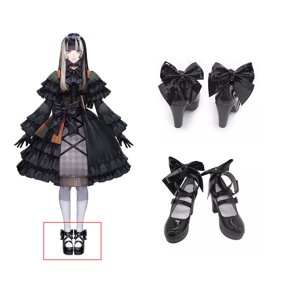 Virtual Youtuber Juufuutei Raden Cosplay Shoes Boots 