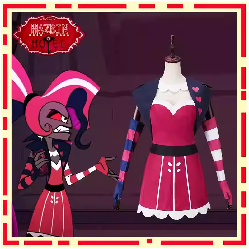 Hazbin Hotel Velvet B Edition Cosplay Costume