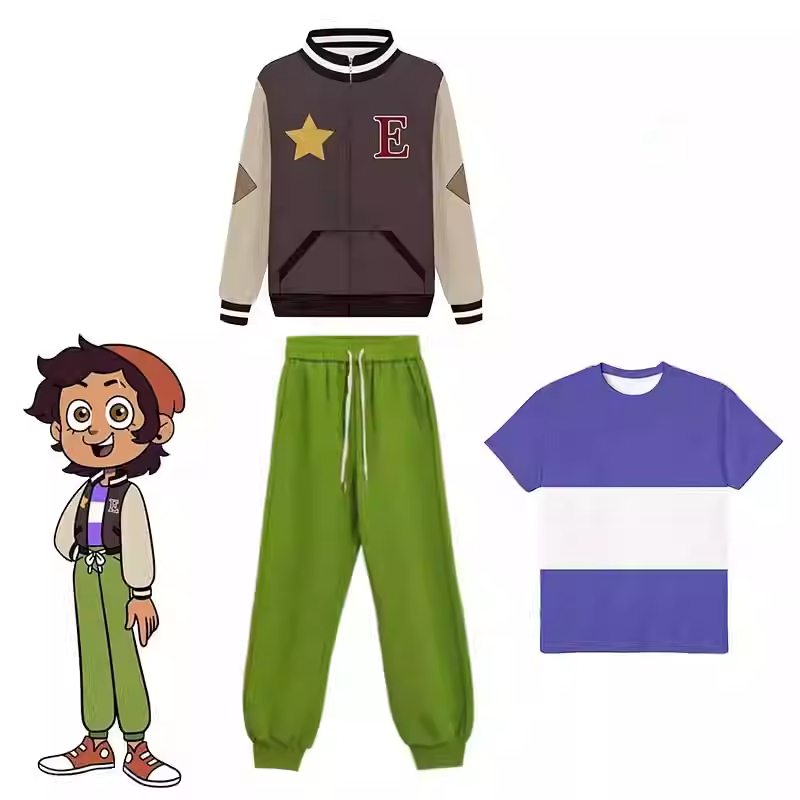 The Owl House Luz Noceda Baseball Uniforms Cosplay Costumes
