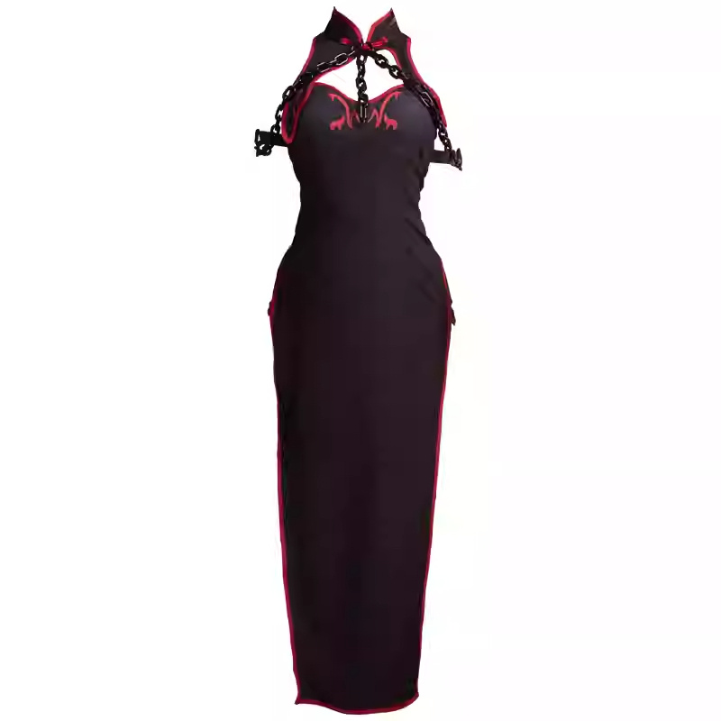 Fate Grand Order Ruler Joan of Arc Jeanne d'Arc Cheongsam Halloween Cosplay Costume