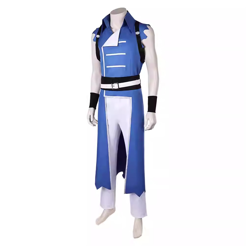Castlevania: Nocturne Season 2 Richter Belmont Blue Outfit Carnival Halloween Cosplay Costume