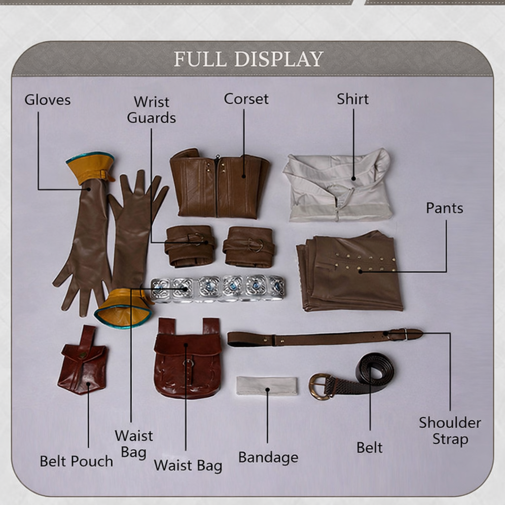 The Witcher 3: Wild Hunt Cirilla Fiona (Ciri) Cosplay Costume
