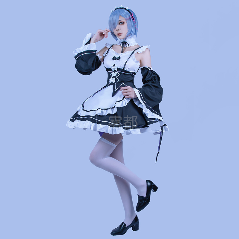 Anime Re: Life In A Different World From Zero Rem Winter Cosplay Costume And Cosplay Wig