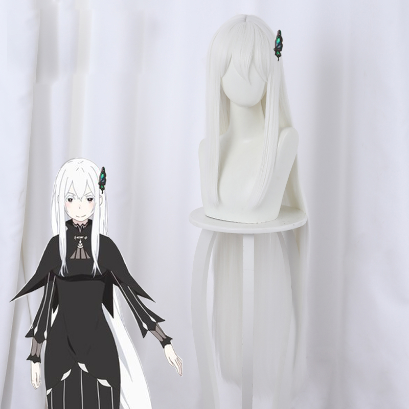 Re:Zero Re: Life In A Different World From Zero Echidna Anime Cosplay Wig 80-110cm