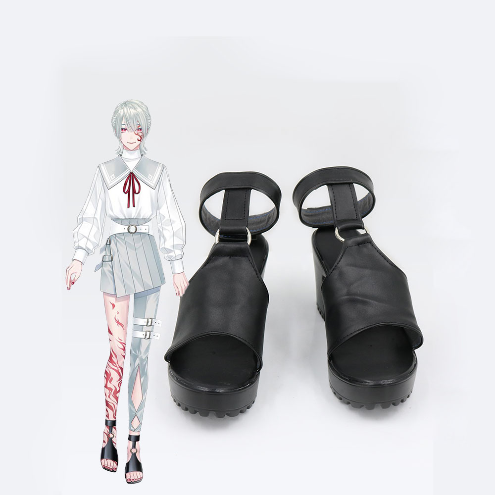 Anime Virtual YouTuber Genzuki Tojiro Cosplay Shoes Boots