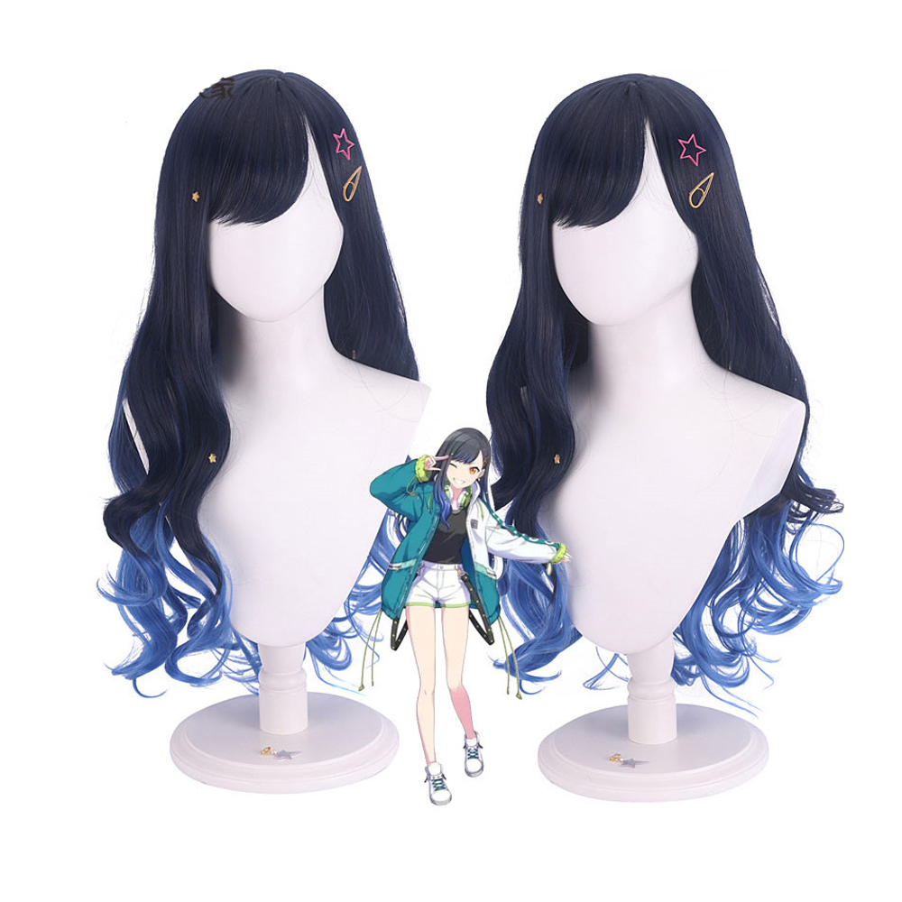 Shiraishi An Project Sekai Colorful Stage Feat Cosplay Wigs Length 70cm Head circumference: 56cm-58cm