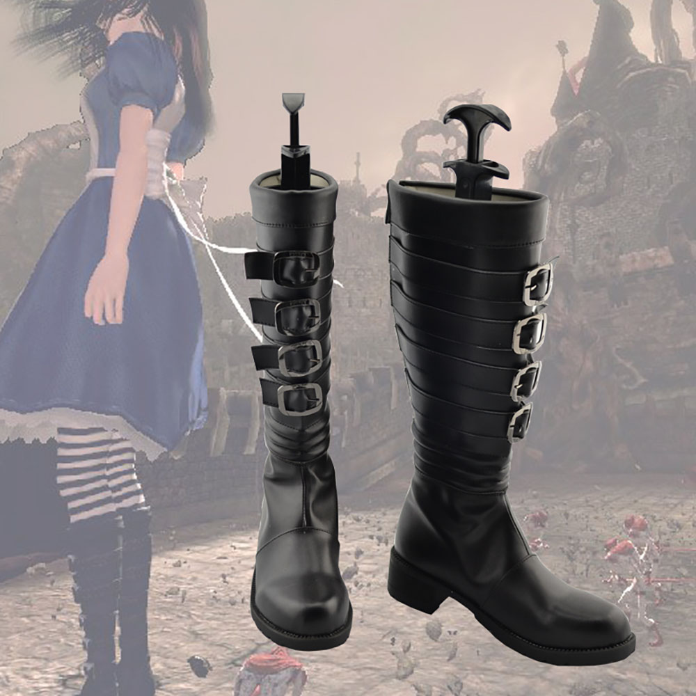 Alice Madness Returns Cosplay Shoes Boots