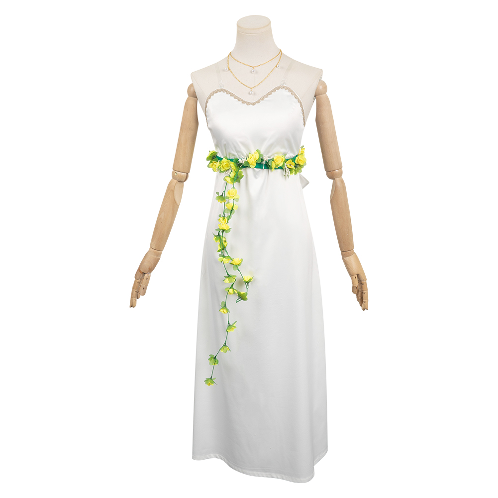 Aerith Cosplay Fantasia Dress Anime Game Final Fantasy VII Disguise Women Costume