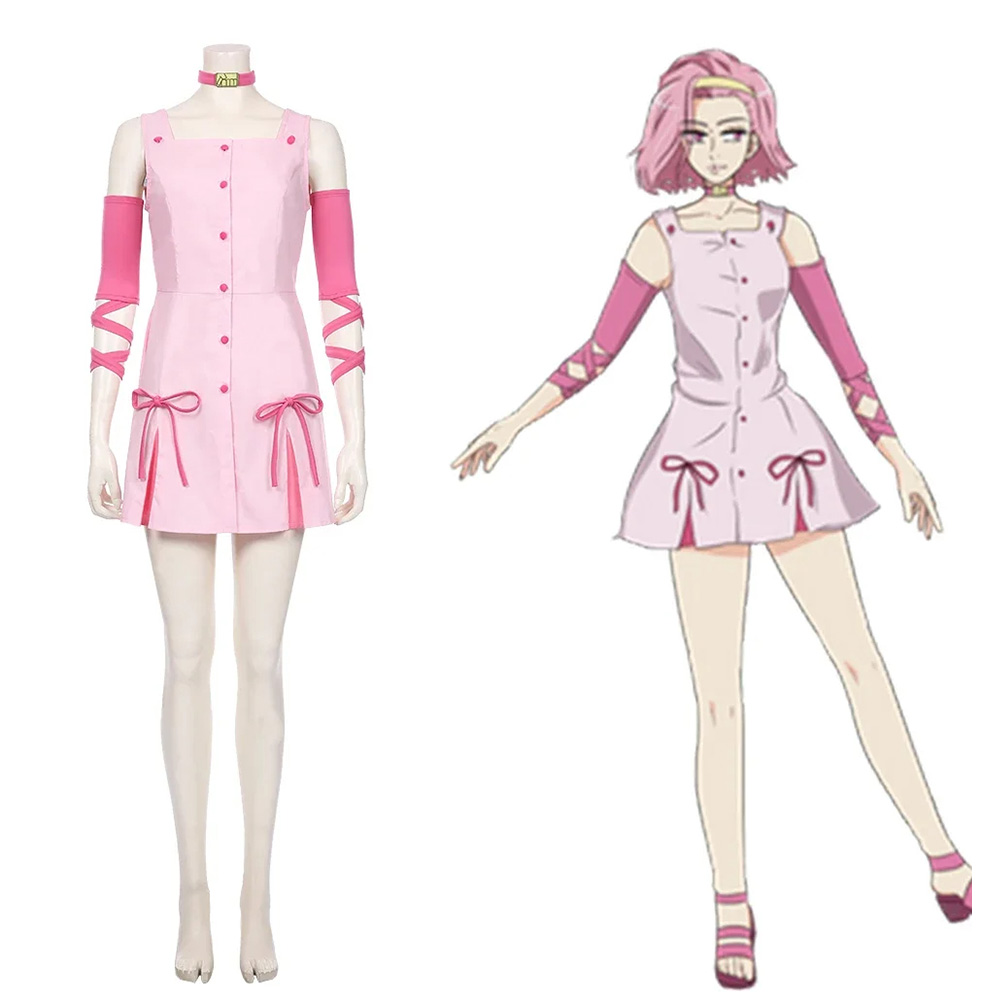 JoJo‘s Bizarre Adventure Sugimoto Reimi Cosplay Costume Women Dress Outfits Halloween Carnival Suit