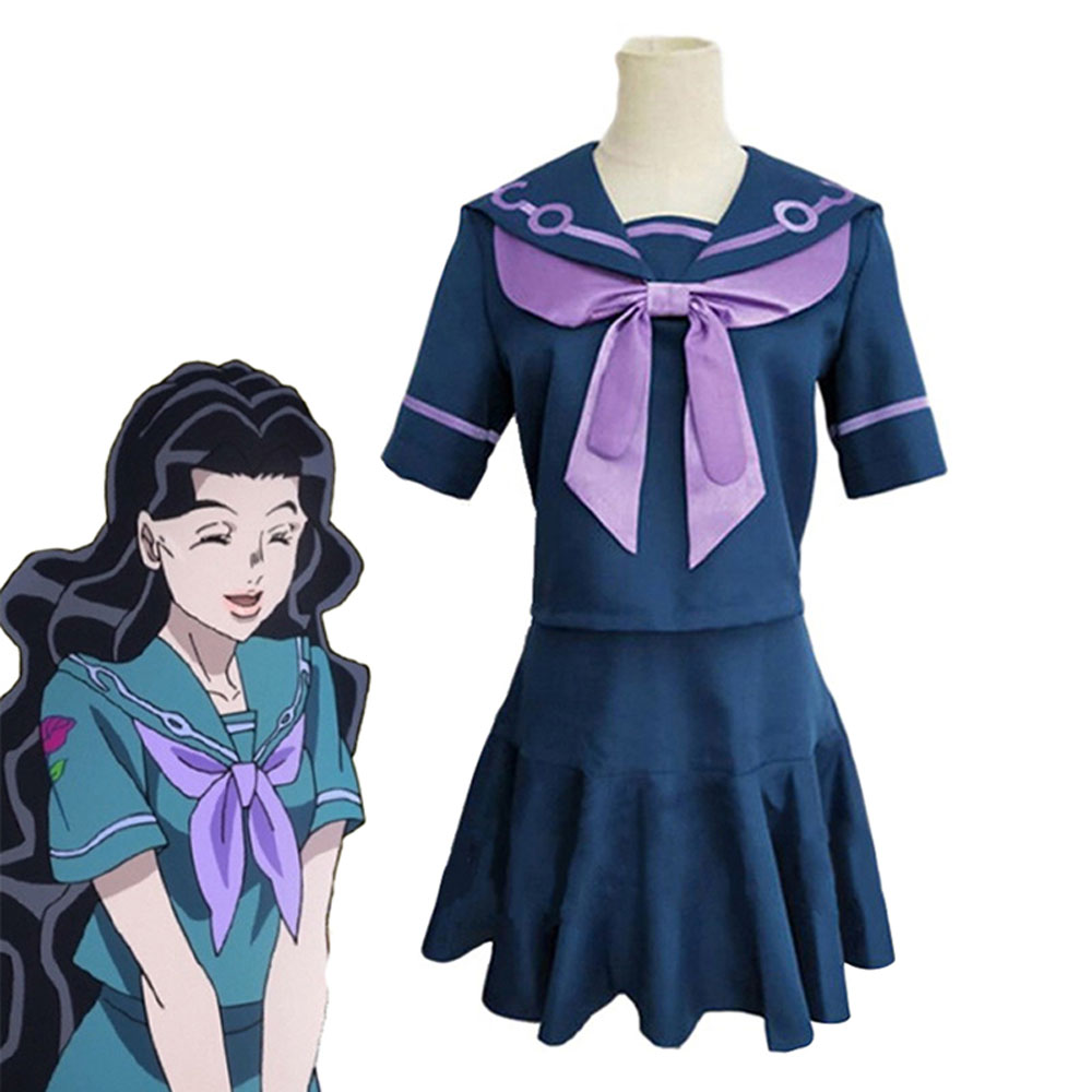 JoJo's Bizarre Adventure Yamagishi Yukako Cosplay Costume Dress