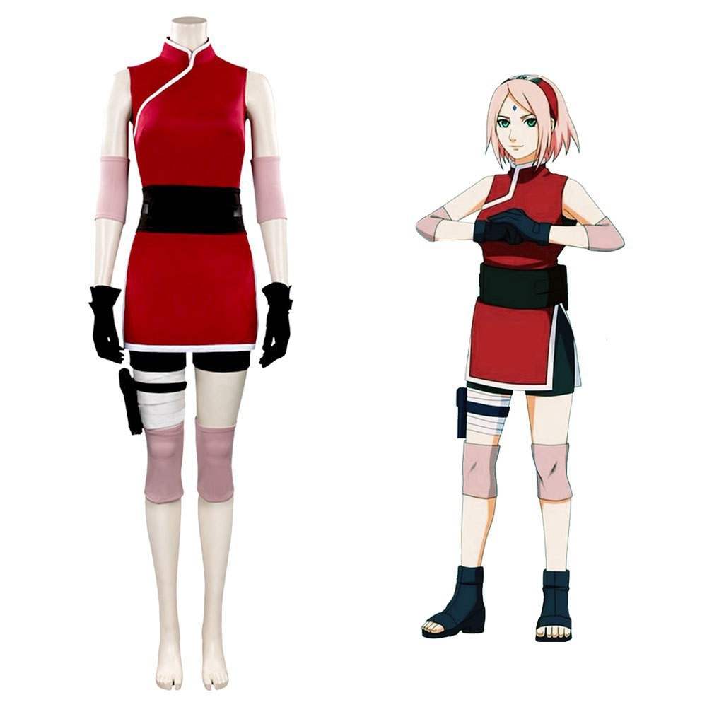 Naruto Sakura Haruno Cosplay Costumes