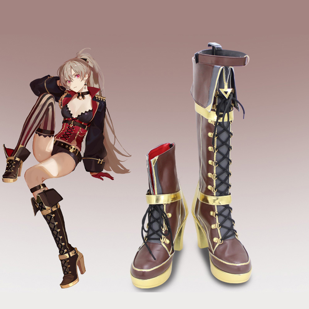 Azur Lane Jean Bart Cosplay Shoes Boots