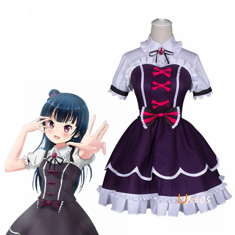 Anime Love Live Tsushima Yoshiko Cosplay Costume Christmas New years Costume