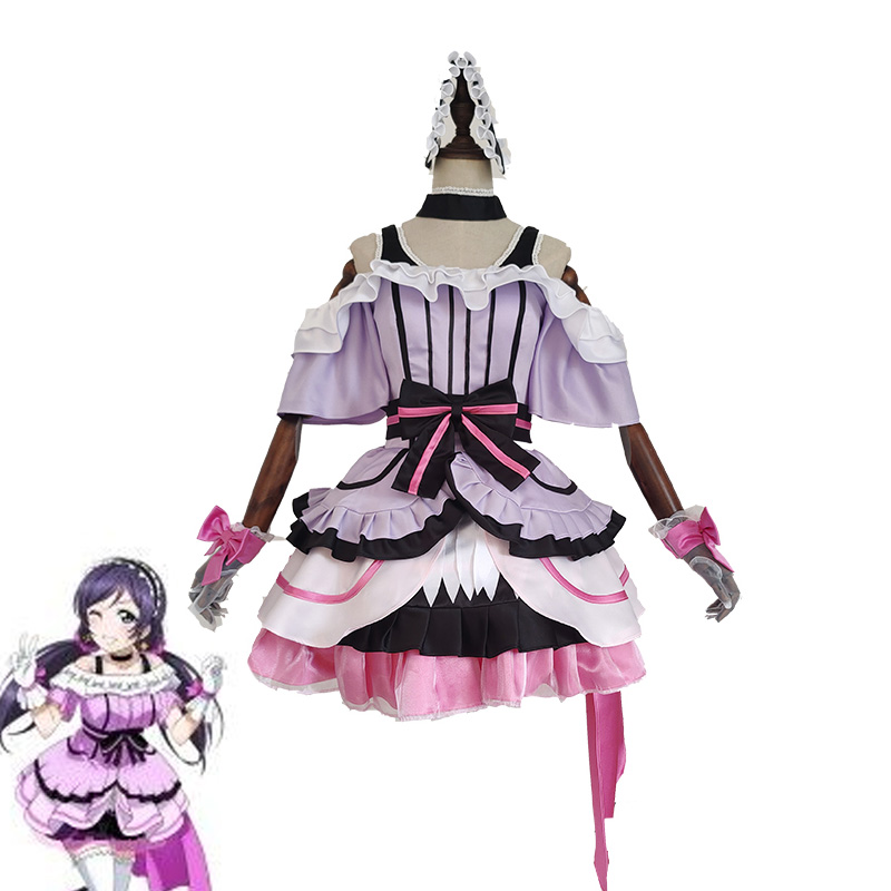  Love Live! Kira-Kira Sensation Nozomi Tojo Anime Cosplay Costumes Stage Dresses