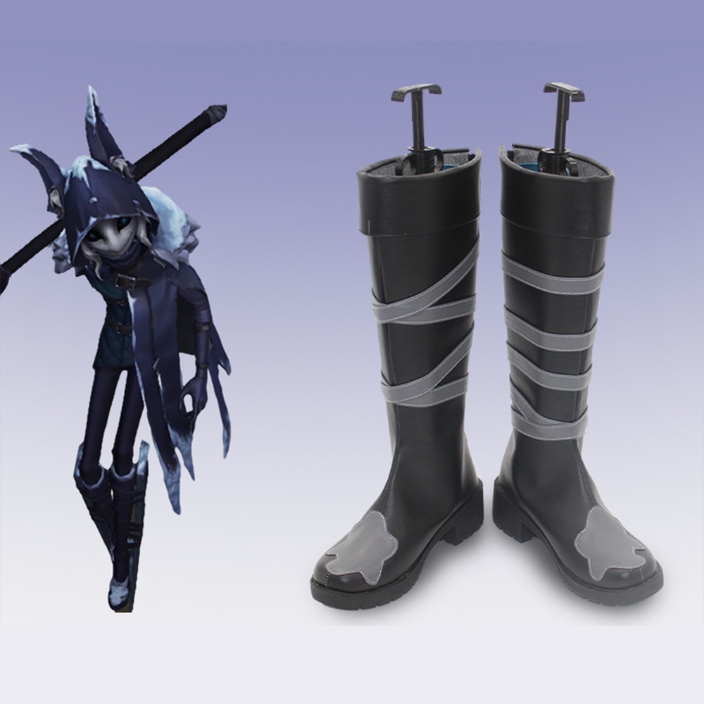 Game Identity V Night's Watch Ithaqua Cosplay Shoes Boots PU Leather