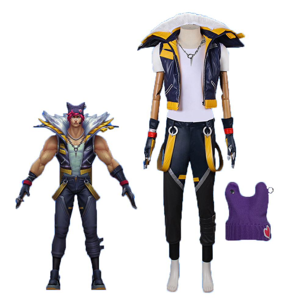 Game League Of Legends LOL HEARTSTEEL Sett Cosplay Costume DAX