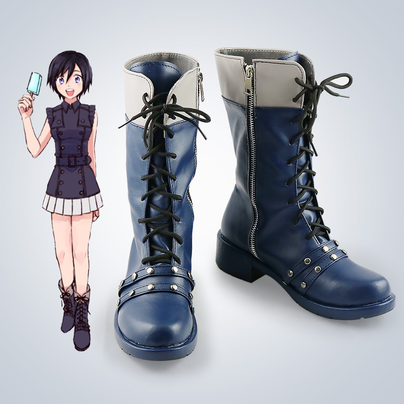 Kingdom Hearts III Xion Blue Cosplay Boots