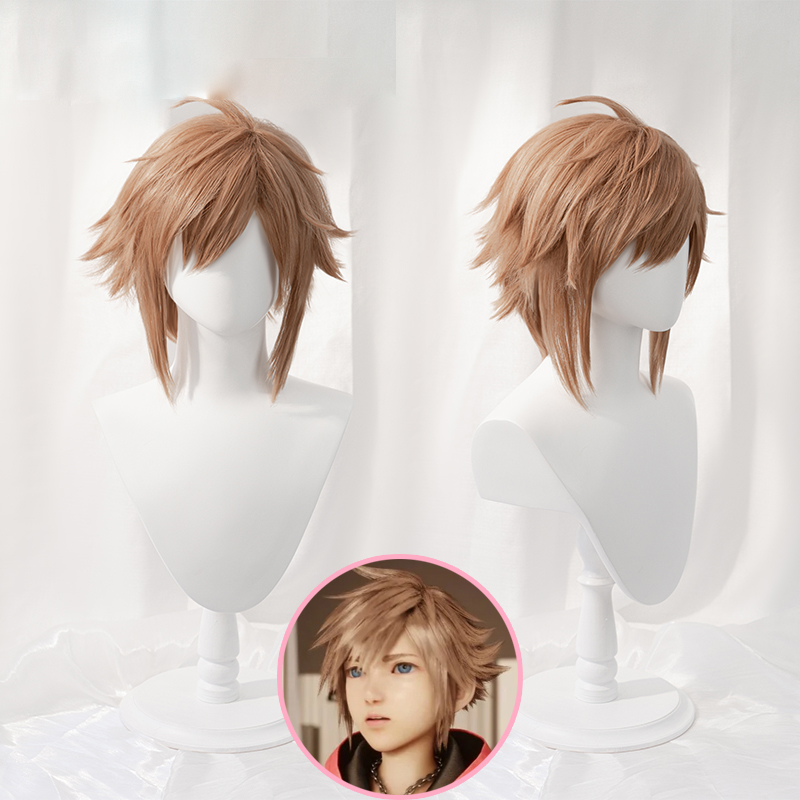 Game Kingdom Hearts Sora Cosplay Wig