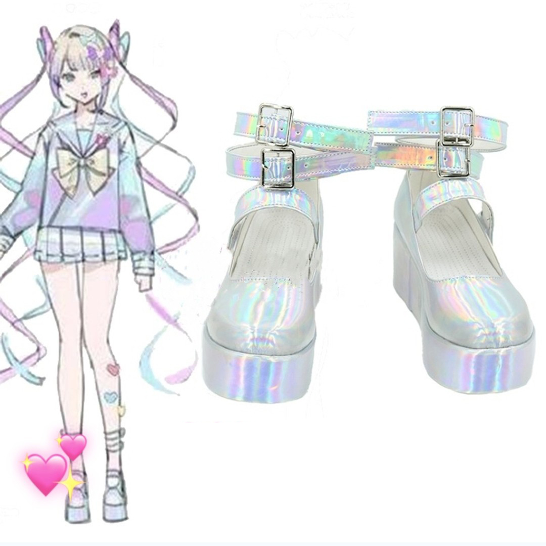 Needy Streamer Overload Needy Girl Overdose Angel-chan Riband Cosplay Shoes