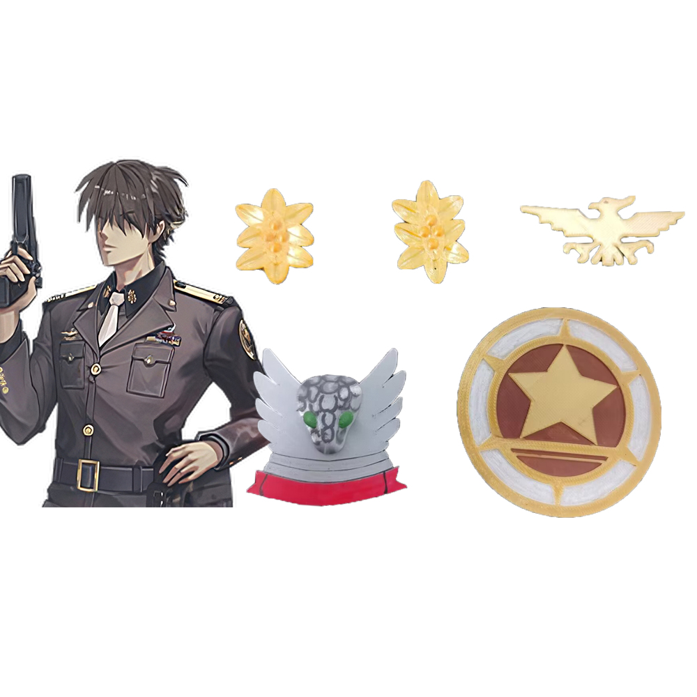 Goddess of Victory: Nikke Commandant Cosplay Prop badge brooch accessories