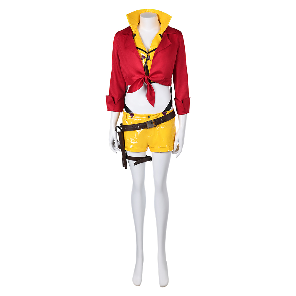 Game Overwatch Ashe Women Red Cowboy Bebop Outfit Cosplay Costume Outfits Halloween Carnival Suit
