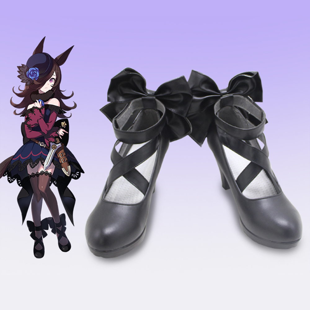 Umamusume Pretty Derby URA Rice Shower Cosplay Shoes Boots 