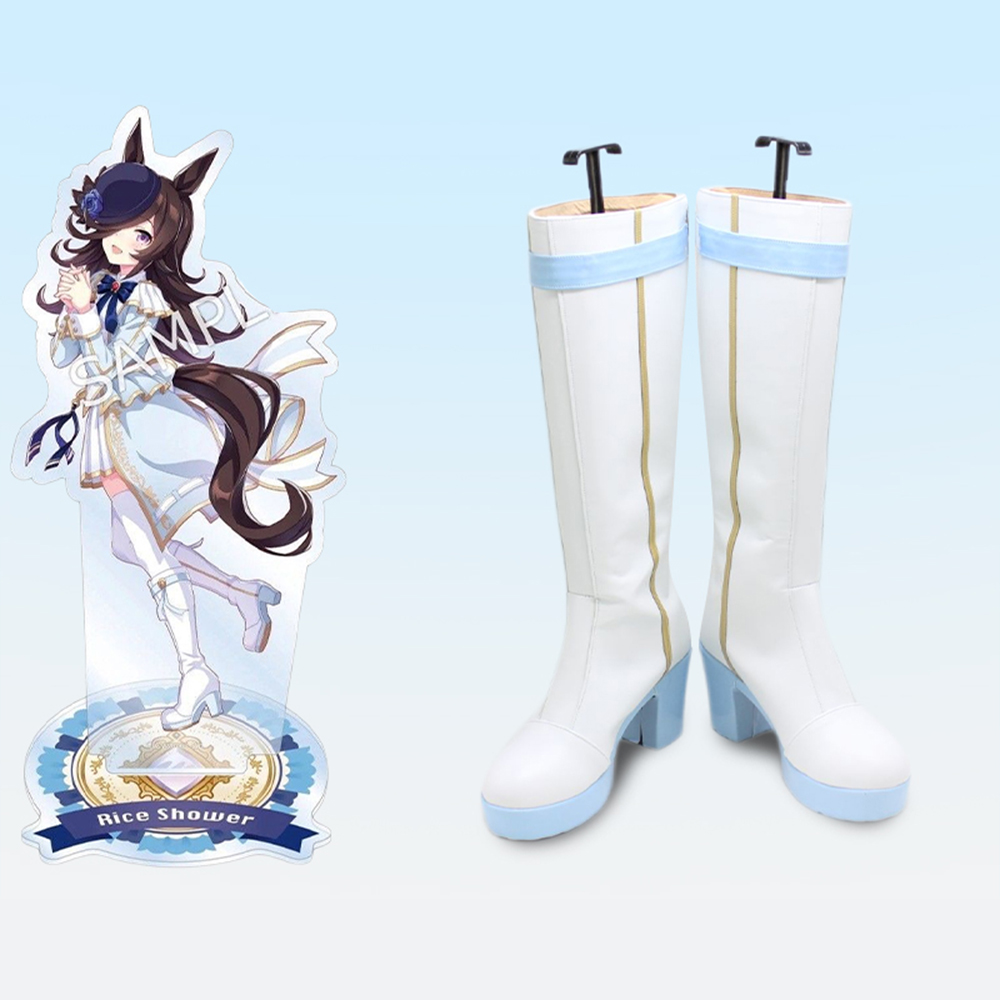 Uma Musume Pretty Derby Narita Top Road Rice Shower Sakura Laurel Cosplay Boots Shoes Halloween Carnival 