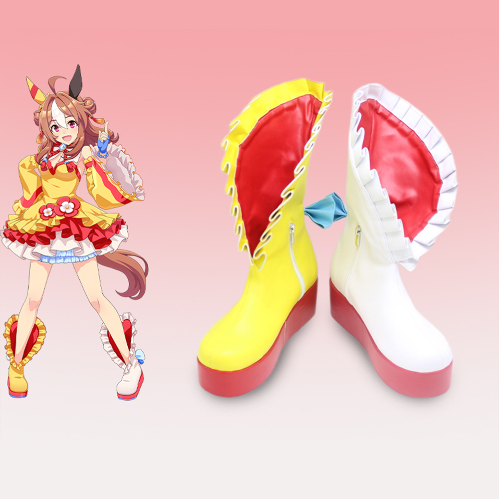 Umamusume Pretty Derby Twin Turbo Cosplay Shoes Boots Halloween Carnival Accessories Custom Made