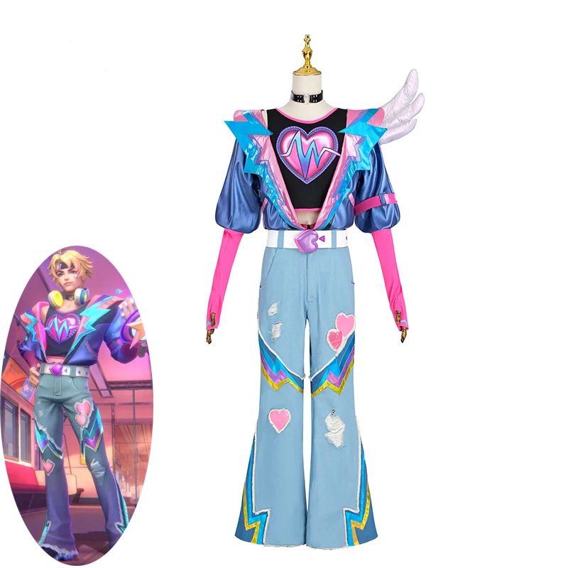 League Of Legends LOL Lovestruck Ezreal Cosplay Halloween Costume