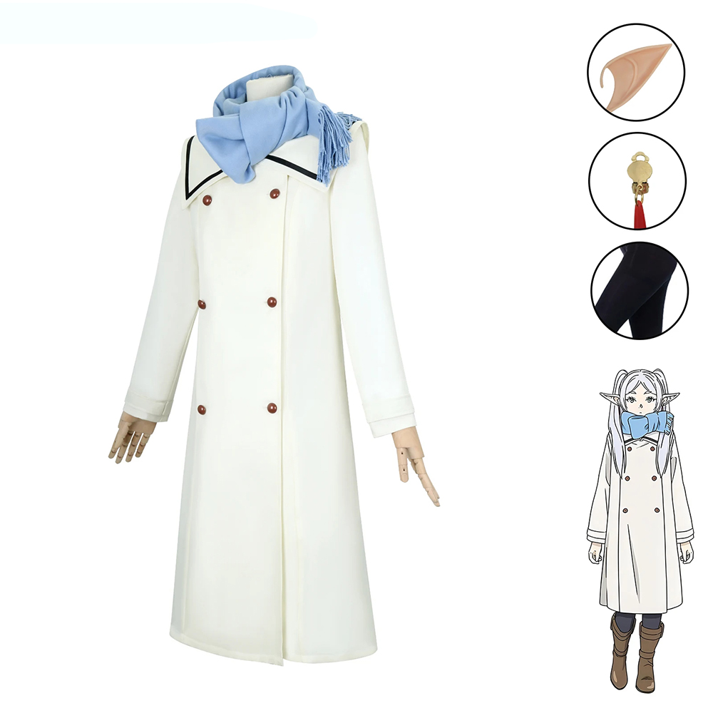 Anime Frieren Beyond Journey's End Frieren Cosplay Costume Women Men Sky Fern Outfits Halloween Carnival Party Suit