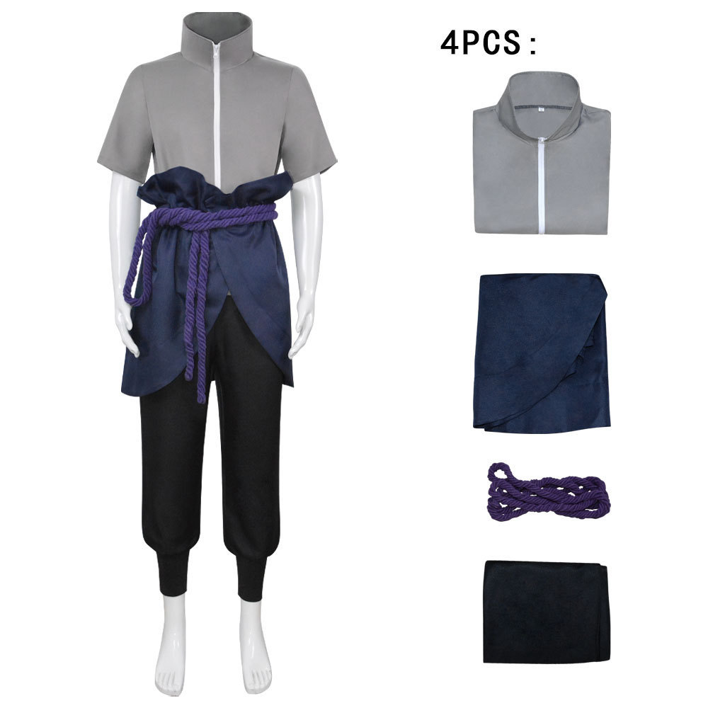 Anime Naruto Uchiha Sasuke Orochimaru Style Cosplay Costume Halloween