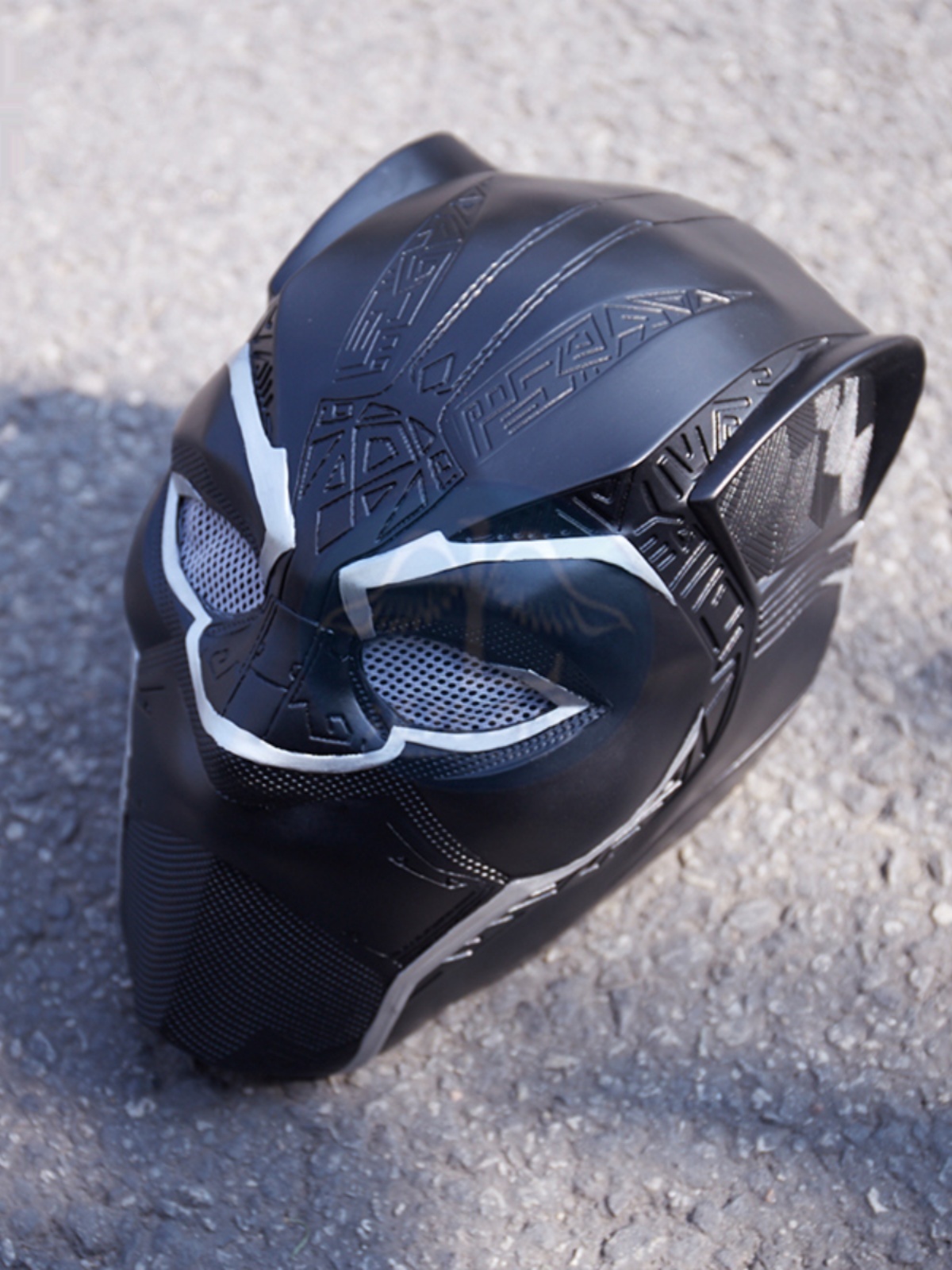 Marvel Black Panther Helmet Costume Parties Props Halloween Cosplay Mask Toy for Birthday Gift 2018 New Movie Type