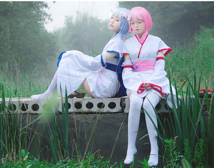 Anime Re: Life In A Different World From Zero Rem kimono Cosplay Costume