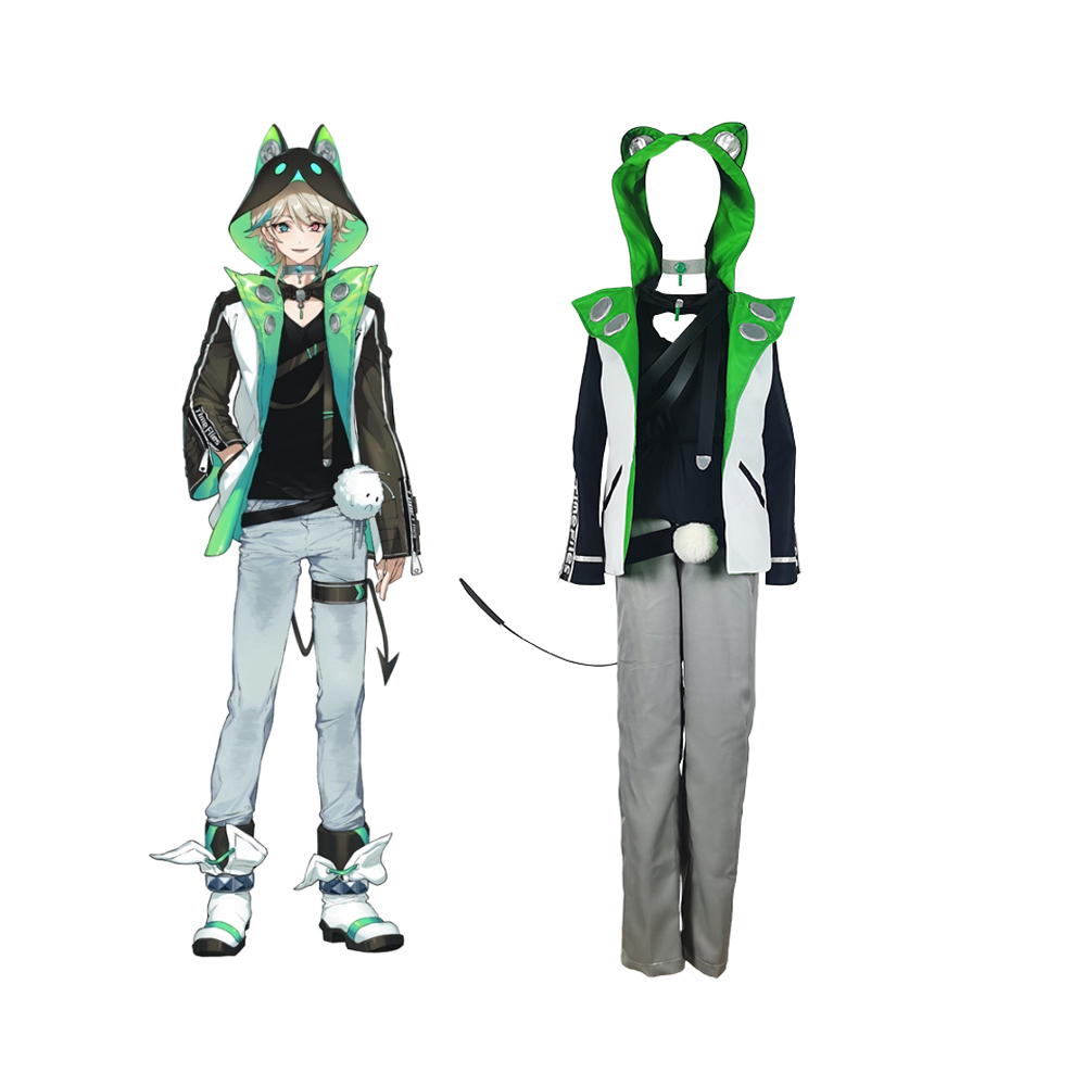 VirtuaReal vtuber AZA Cosplay Costume Wig Anime Dresses Christmas Halloween