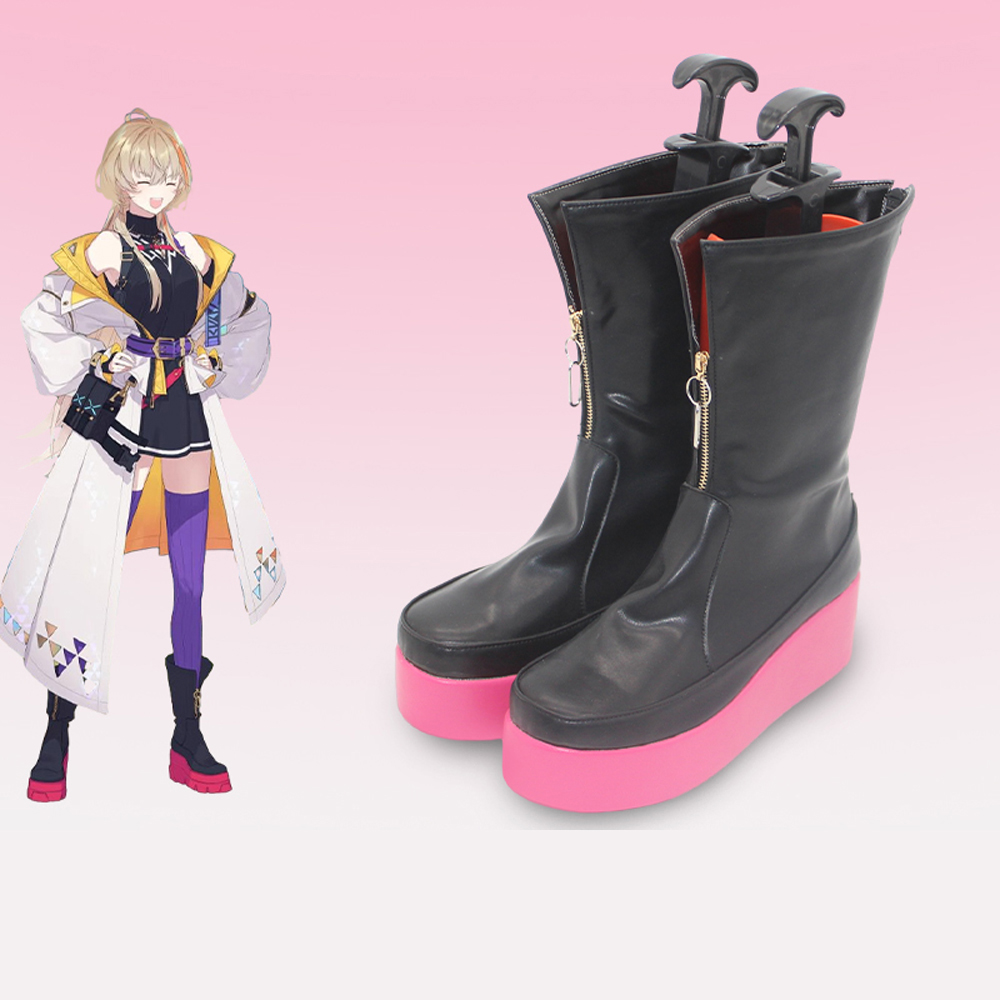 Virtual YouTuber Game Fura Kanato Anime Cosplay Shoes Boots 