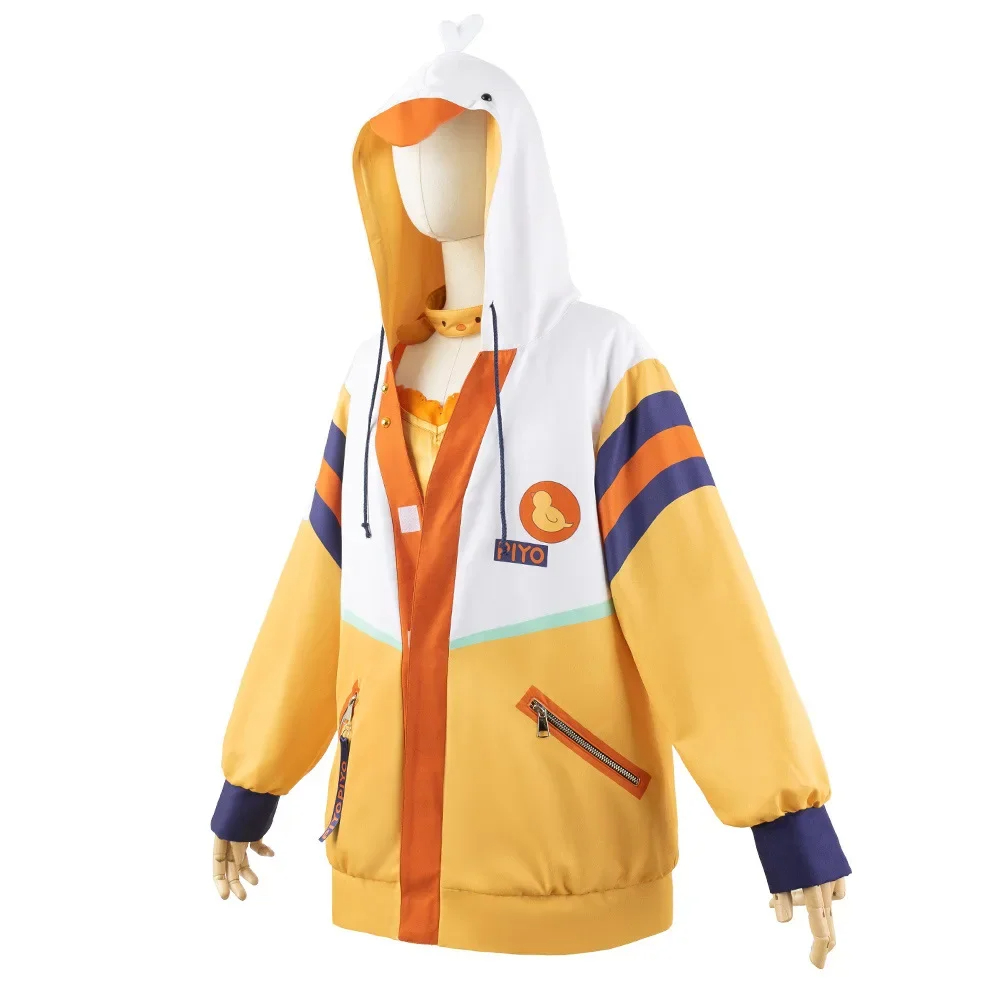 Anime Virtual YouTuber Oozora Subaru Cosplay Costume  Uniform Slippers Woman Sexy Kawaii Party Costume