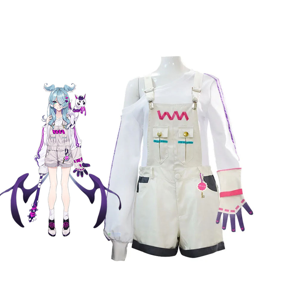 Virtual YouTuber Elira Pendora Cosplay Costume Anime Clothing Dragon Wig Heagear