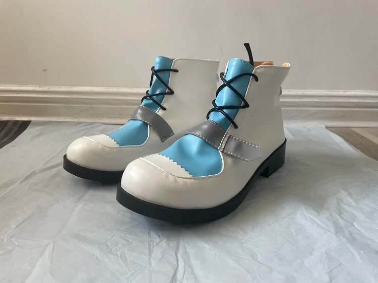 Virtual YouTuber Gawr Gura Carnival Disguise Cosplay Shoes Boots 