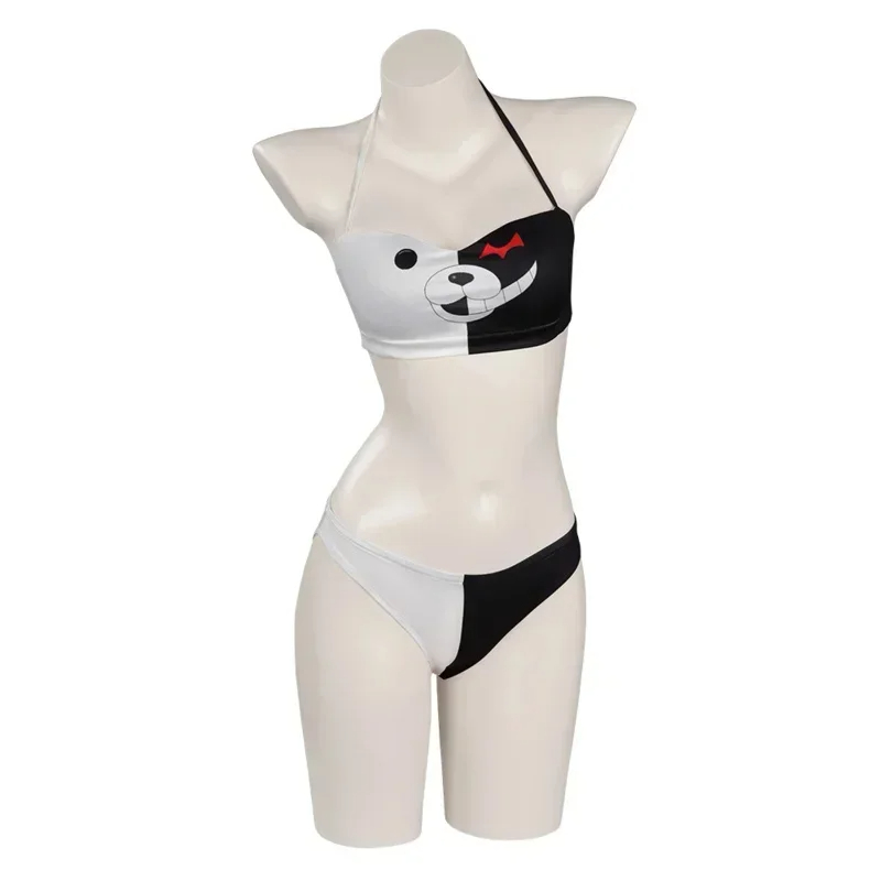 Danganronpa Monomi Cosplay Costume Bikini Swimsuit Jumpsuit Outfits Halloween Carnival Suit Sexy Swimwear