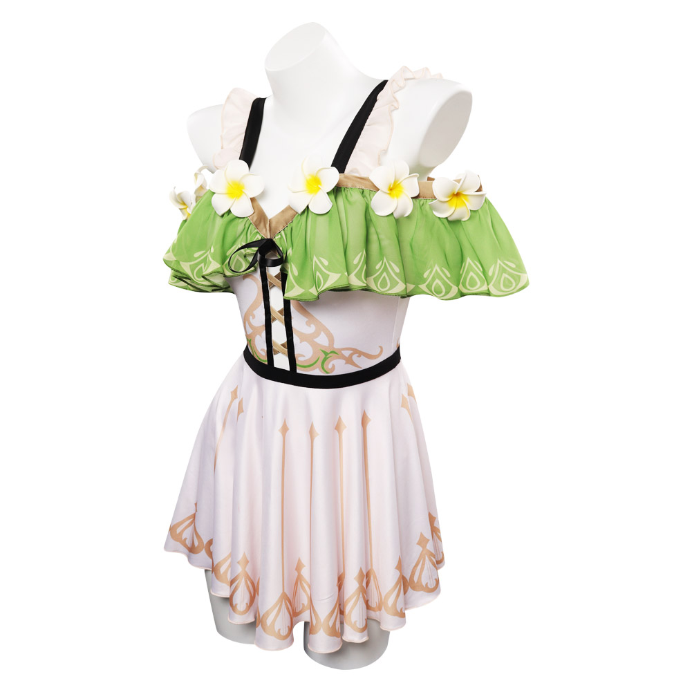 Game Genshin lmpact Nahida Cosplay Costumes for Women Swimsuit swimwear