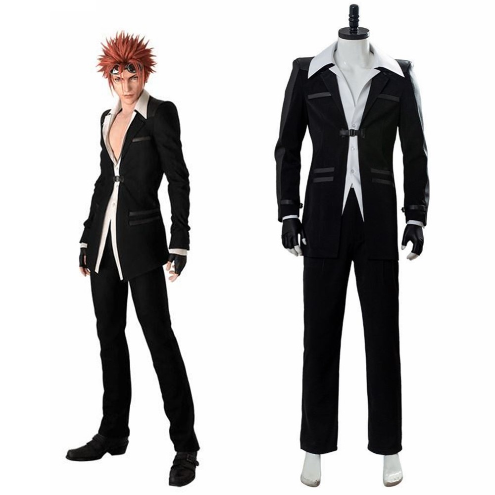 Anime Cos Final Fantasy VII Reno Cosplay Costumes Halloween Christmas Party Uniform Sets Suits