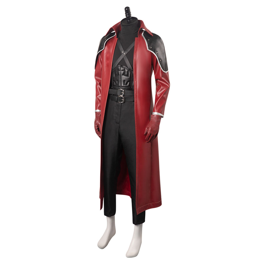 Final Fantasy VII Reunion Genesis·Rhapsodos Cosplay Costume Outfits Halloween Carnival Suit
