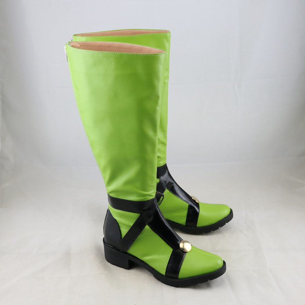 JoJo's Bizarre Adventure Guido Mista Green Cosplay Shoes Custom Made Boots