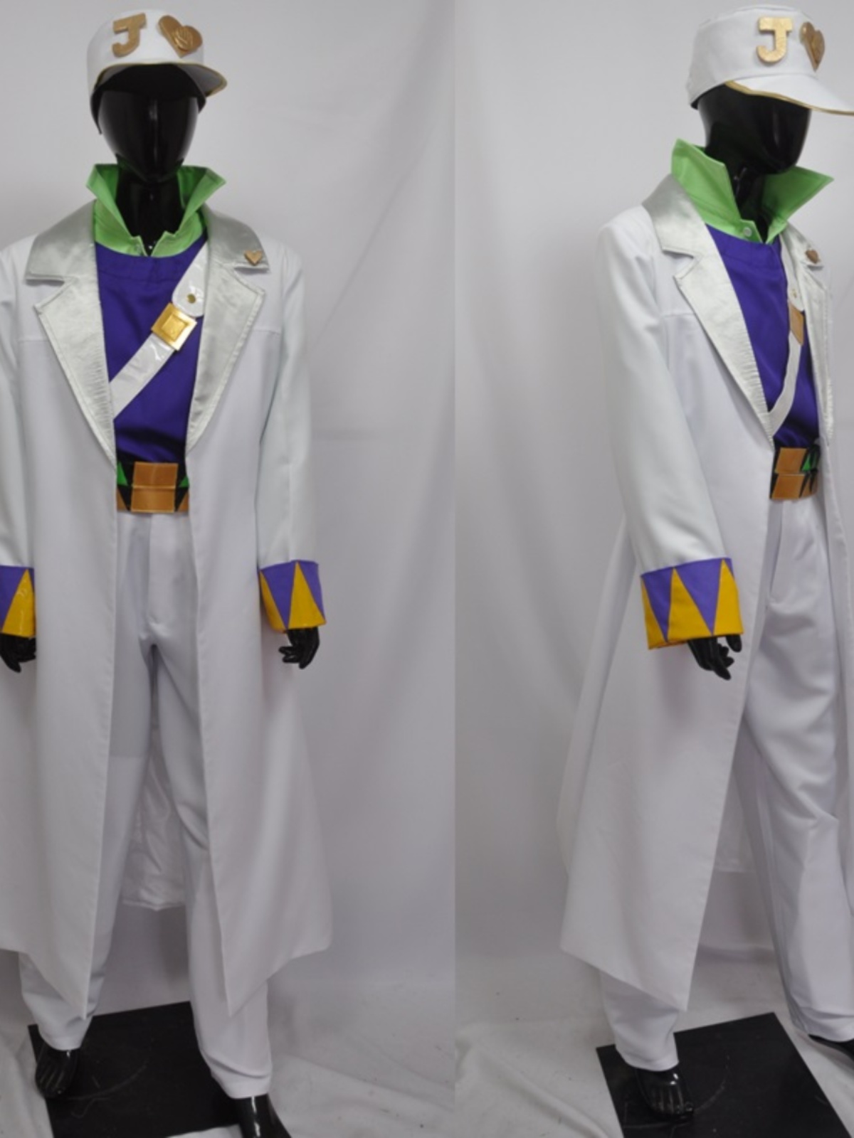 JoJo's Bizarre Adventure Kujo jotaro Cosplay Costume Halloween Party Clothings Suit Outfit Set