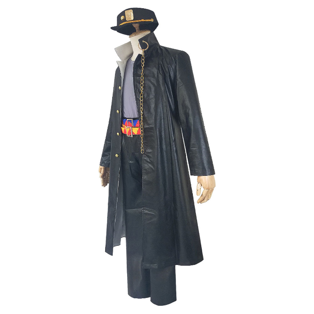 JoJo's Bizarre Adventure Kujo Jotaro Cosplay Costume Anime Outfit