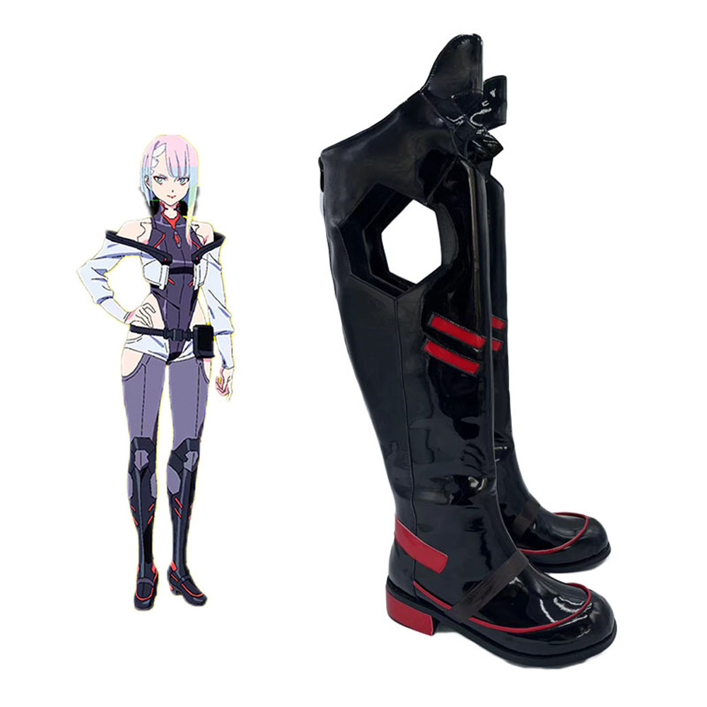 Cyberpunk Edgerunners Lucy Cosplay Shoes Boots Heel height 9cm